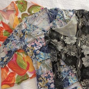 Lot of 3 Cabi Stretch Knit Tops, size large
